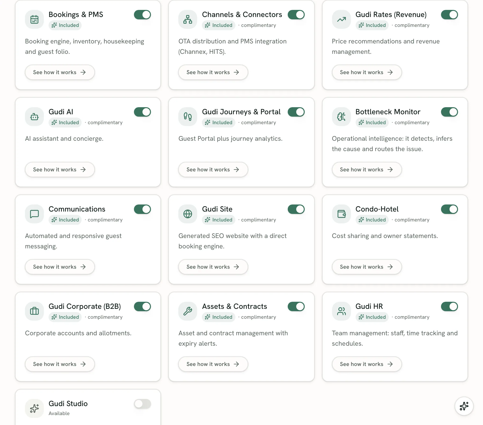 Manage your modules